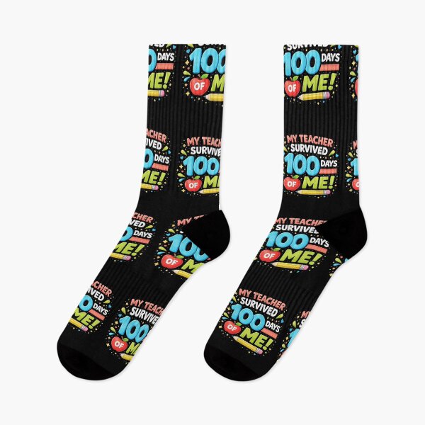 Item preview, My Teacher Survived 100 Days Of Me! Teacher Appreciation designed and sold by SofenArt.