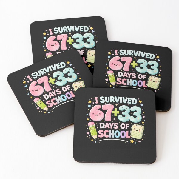 Item preview, I Survived 67 + 33 Days Of School Elementary School Teacher designed and sold by SofenArt.