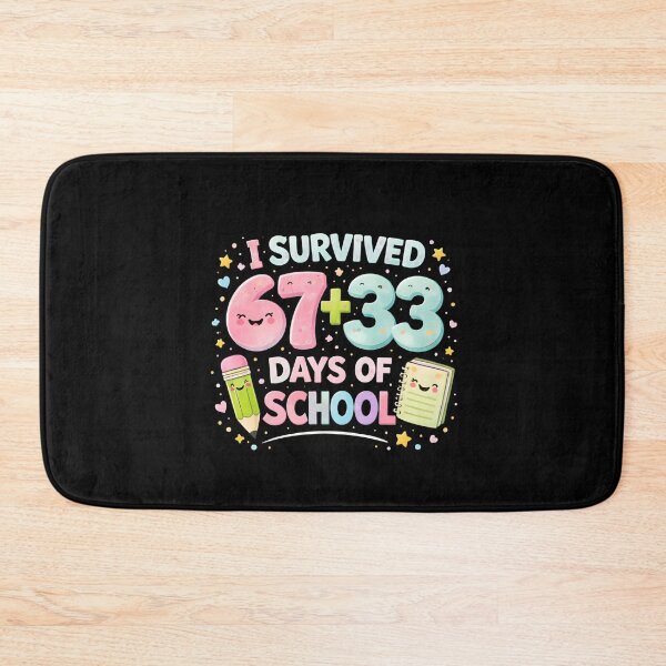 Item preview, I Survived 67 + 33 Days Of School Elementary School Teacher designed and sold by SofenArt.