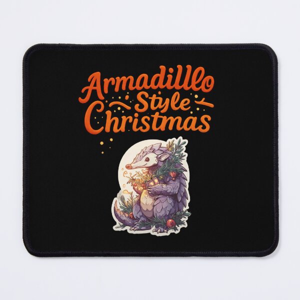 Item preview, Armadillo Styled Christmas – Cute Holiday Design designed and sold by KZurHTPC.