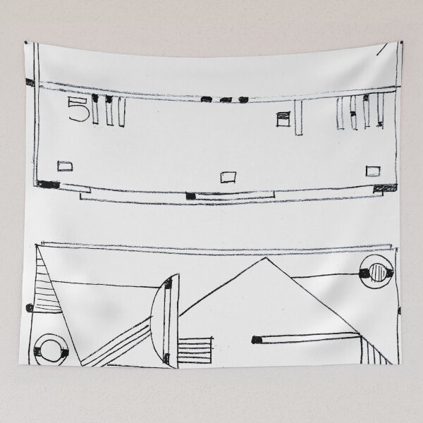 Item preview, lines of structure designed and sold by Tereza Pilar  Art.