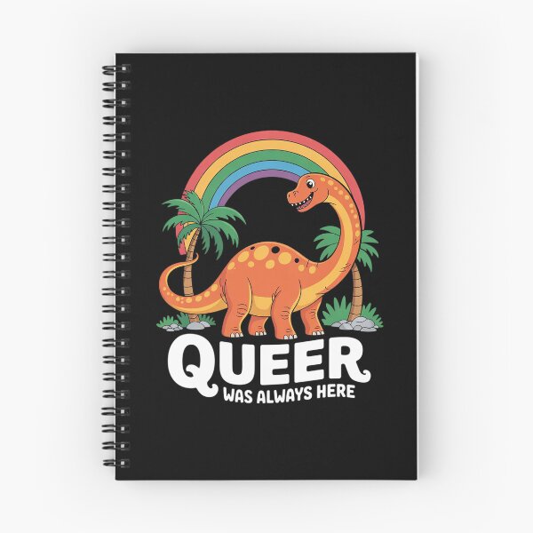 Item preview, Queer Was Always Here Cute LGBT Gay Dinosaurs designed and sold by MythWoot.