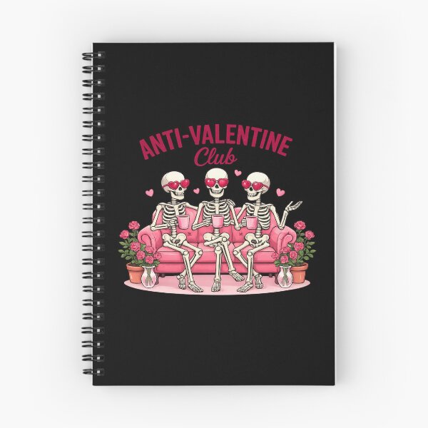Item preview, anti-valentine club skeleton crew graphic  designed and sold by zuzzelek44.