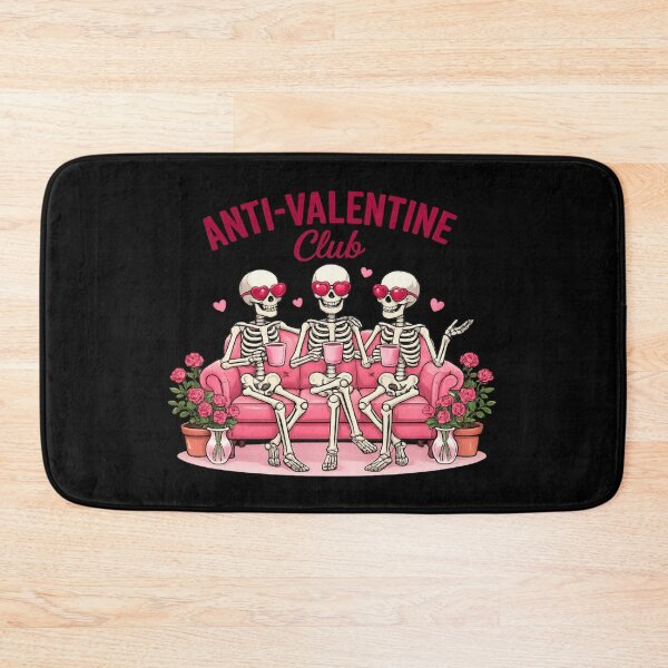 Item preview, anti-valentine club skeleton crew graphic  designed and sold by zuzzelek44.