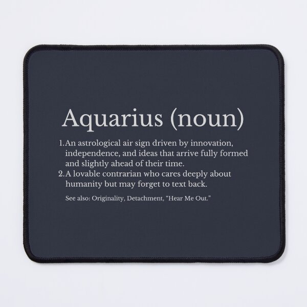Item preview, Aquarius Astrological Sign designed and sold by HowToCanadian.