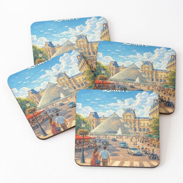 Item preview, LOUVRE – Paris Greetings (Summertime Dreams) designed and sold by Earth Celebration Designs.