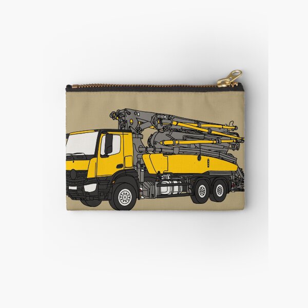 Item preview, Concrete Pump Truck Illustration, Construction Vehicle Art designed and sold by ElceMare.
