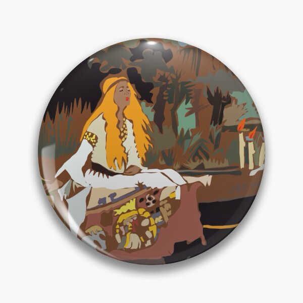 Item preview, Lady of Shalott illustrated designed and sold by Halllorna.
