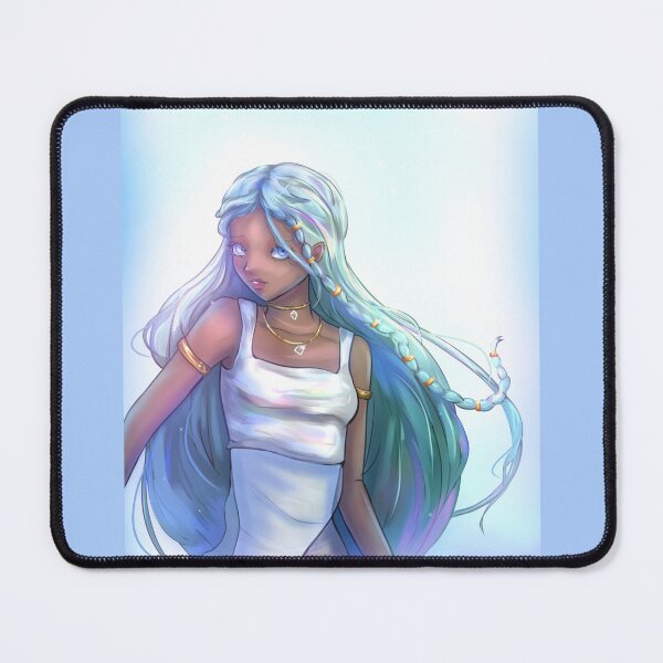 Item preview, Flowy hair in a blue setting designed and sold by Kiblossom.