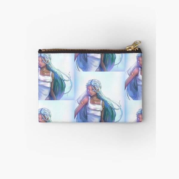 Item preview, Flowy hair in a blue setting  designed and sold by Kiblossom.