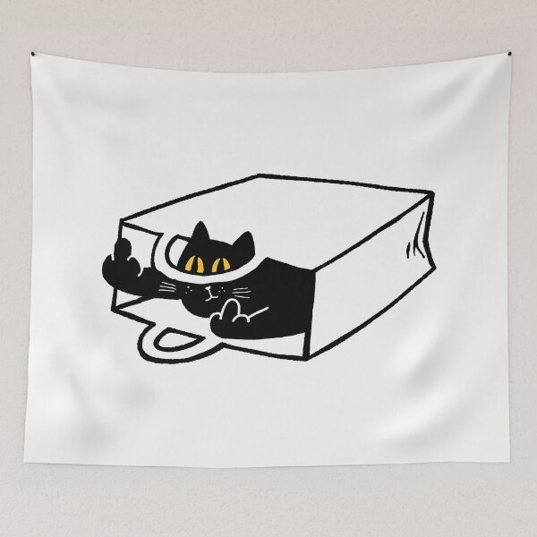 Item preview, Cat Hiding designed and sold by Quilimo Studio.