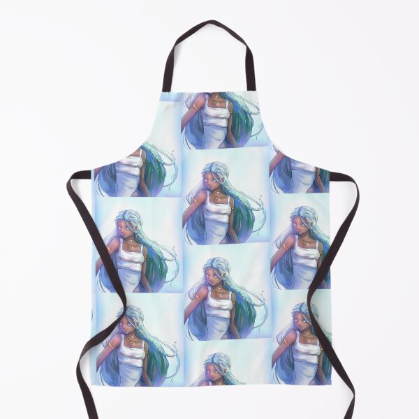 Item preview, Flowy hair in a blue setting designed and sold by Kiblossom.