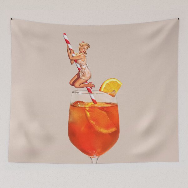 Item preview, Retro Orange Spritz Cocktail designed and sold by Vertigo Artography.