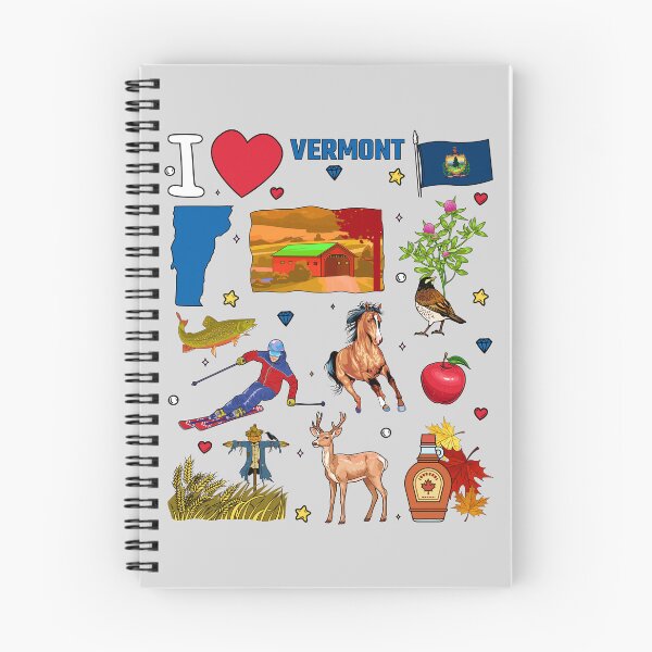 Item preview, Vermont State Pride, Iconic Landmarks & Nature Collage designed and sold by mashmosh.