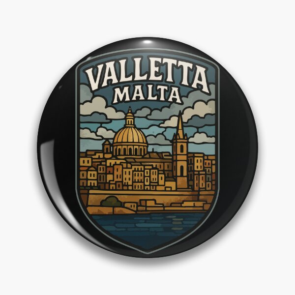 Item preview, Valletta Malta Stained Glass Travel designed and sold by TomFrontierArt.