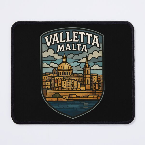 Item preview, Valletta Malta Stained Glass Travel designed and sold by TomFrontierArt.