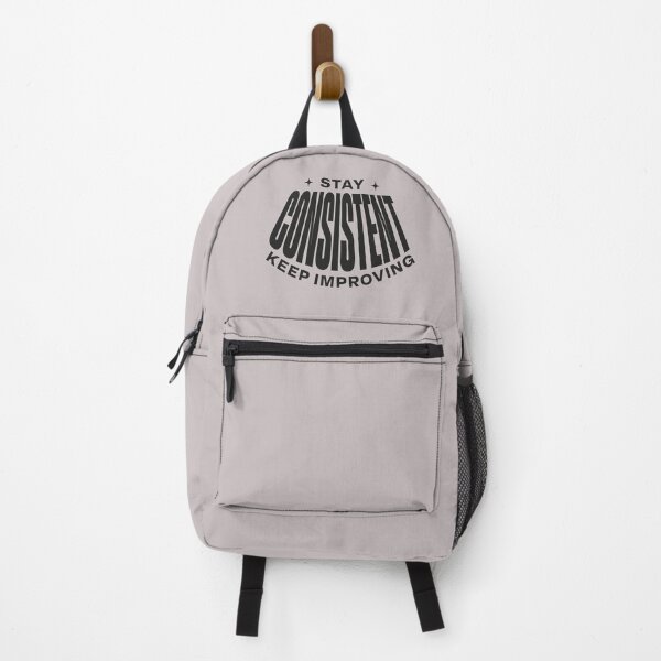 Item preview, Stay Consistent Keep Improving – Discipline & Growth Mindset Quote designed and sold by Axivra.