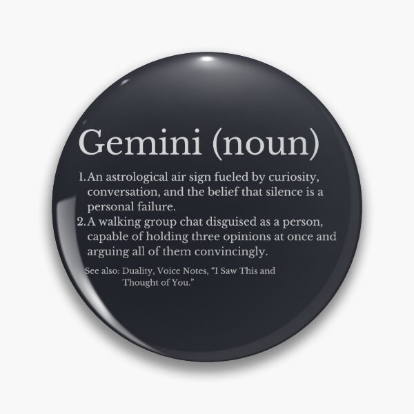 Item preview, Gemini Astrological Sign  designed and sold by HowToCanadian.