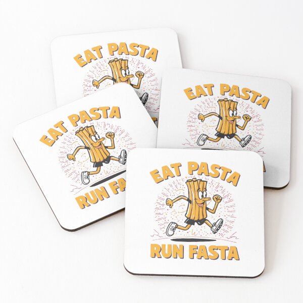 Item preview, Eat pasta Run fasta designed and sold by whatthefoxsays.