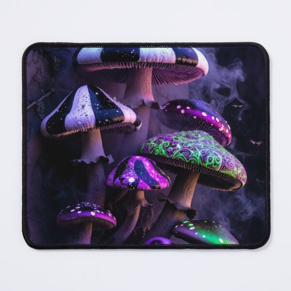 Item preview, Trippy Striped Mushroom Cluster  designed and sold by Kronic Universe.