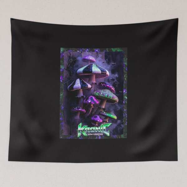 Item preview, Trippy Striped Mushroom Cluster  designed and sold by Kronic Universe.