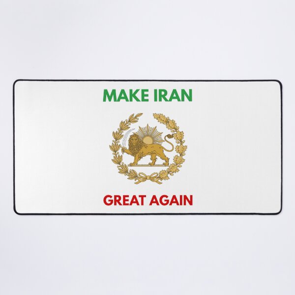 Item preview, MAKE IRAN GREAT AGAIN - SHIRO KHORSHID - LION AND SUN EMBLEM - IRAN PROTEST designed and sold by ProgressiveMob.