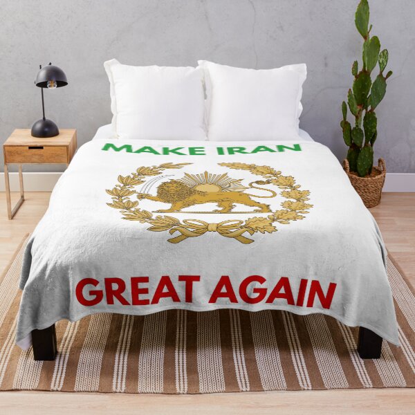 Item preview, MAKE IRAN GREAT AGAIN - SHIRO KHORSHID - LION AND SUN EMBLEM - IRAN PROTEST designed and sold by ProgressiveMob.