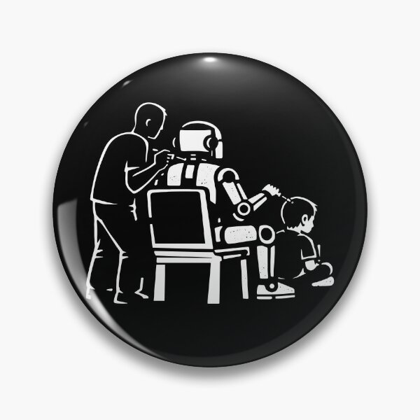Item preview, Humans and robots world designed and sold by CamaleonDesigns.