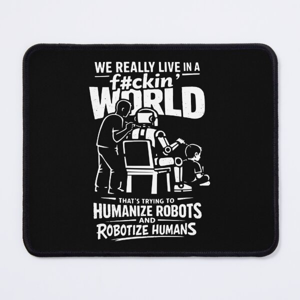 Item preview, Humans and robots world designed and sold by CamaleonDesigns.