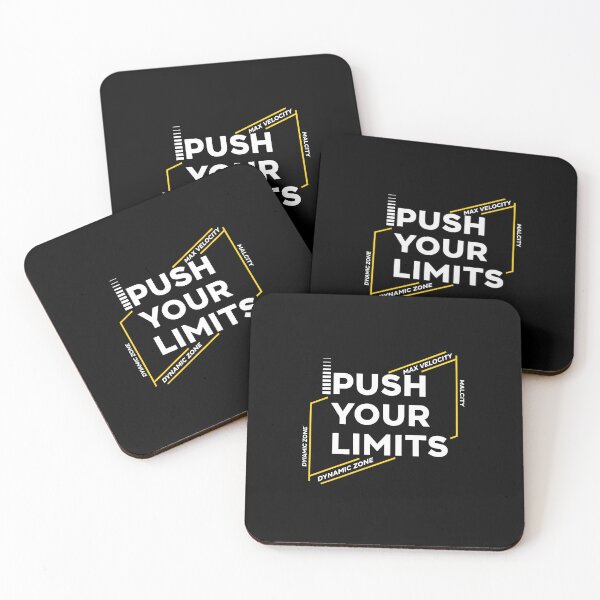 Item preview, Push Your Limits – Dynamic Motivation Typography Design designed and sold by Moanx Store.