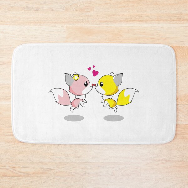 Item preview, Cute Fox Couple in Love – Kawaii Romantic Animal Illustration designed and sold by Jascha Ata.