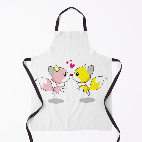 Item preview, Cute Fox Couple in Love – Kawaii Romantic Animal Illustration designed and sold by Jascha Ata.