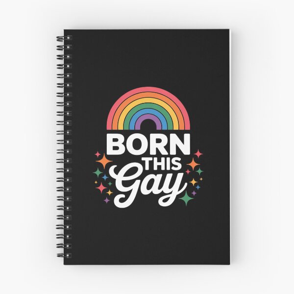 Item preview, Rainbow LGBTQ Born This Gay Pride Lesbian Homosexual Queer designed and sold by PowAcademy.