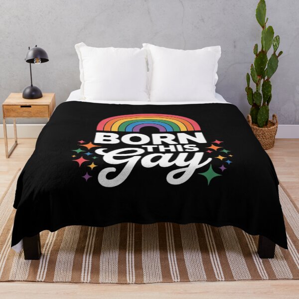 Item preview, Rainbow LGBTQ Born This Gay Pride Lesbian Homosexual Queer designed and sold by PowAcademy.