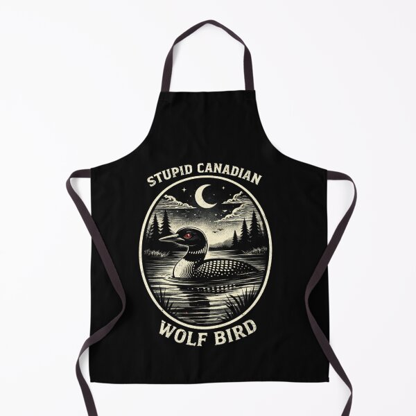 Item preview, Stupid Canadian Wolf Bird Funny Canada Day designed and sold by SofenArt.