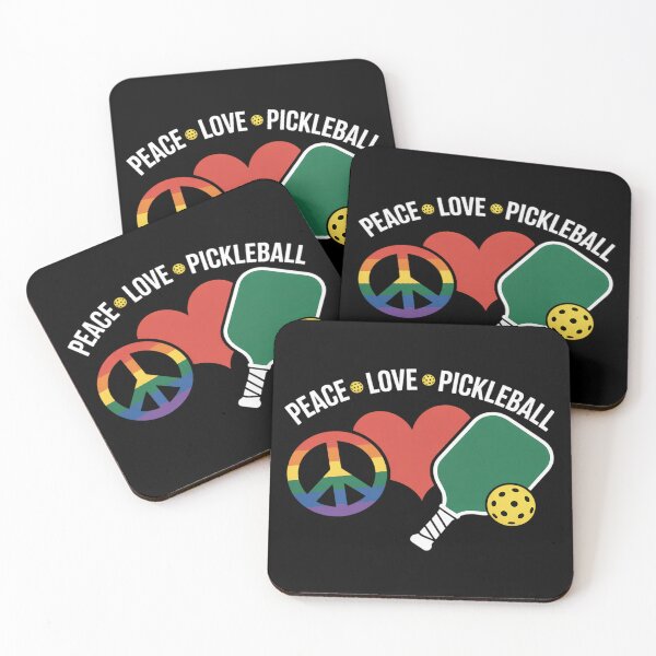 Artikelvorschau, Peace Love Pickleball Tee Herren Pickleball-Liebhaber entworfen und verkauft von joedavila.