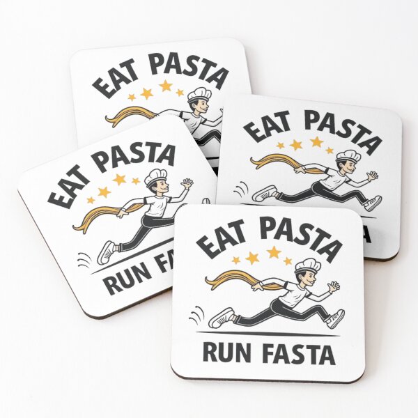 Item preview, Eat pasta Run fasta designed and sold by whatthefoxsays.