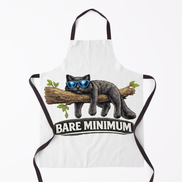 Item preview, Funny Lazy Cat – Bare Minimum designed and sold by yaalow.