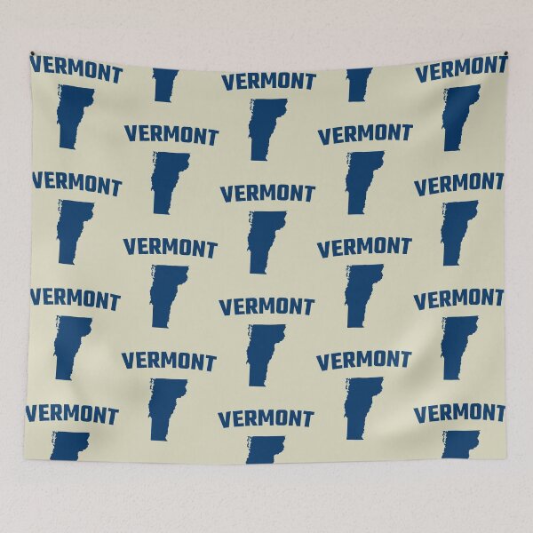 Item preview, Vermont Pride - Classic Navy State Silhouette designed and sold by mashmosh.