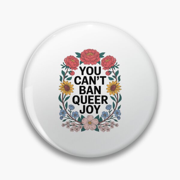 Item preview, You Cant Ban Queer Joy Floral Floral Lesbian Trans Joy designed and sold by MythWoot.
