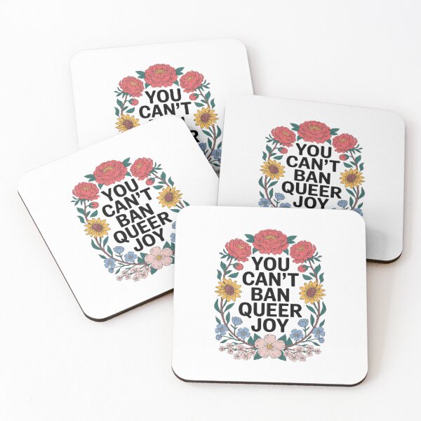 Item preview, You Cant Ban Queer Joy Floral Floral Lesbian Trans Joy designed and sold by MythWoot.