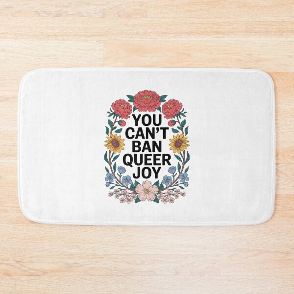 Item preview, You Cant Ban Queer Joy Floral Floral Lesbian Trans Joy designed and sold by MythWoot.