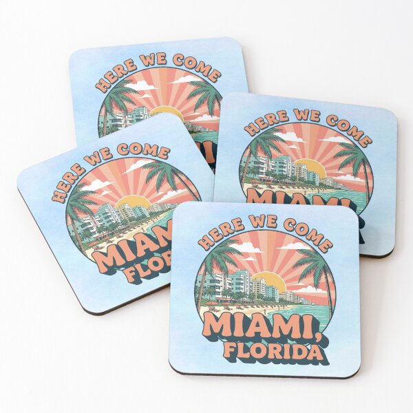 Item preview, Here We Come Miami Florida designed and sold by MysticOzzy.