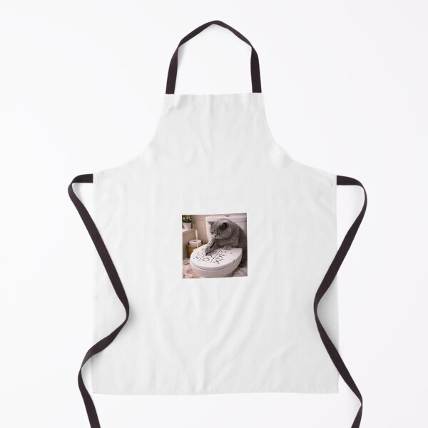 Item preview, British Shorthair Playing Tic Tac Toe in the Bathroom designed and sold by LovelyCatGalaxy.