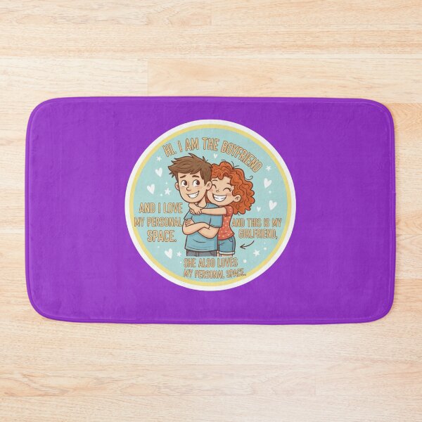 Item preview, Funny Couple Personal Space Boyfriend & Girlfriend Sticker designed and sold by Scro-Ciob-Shop.