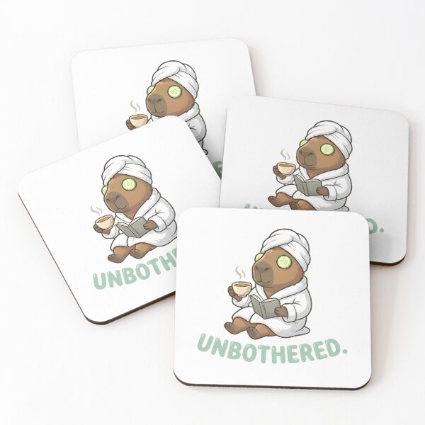 Item preview, Unbothered Capybara - Cute Spa Day Aesthetic designed and sold by Petsy Hub.