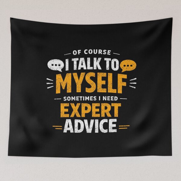Item preview, Of Course I Talk To Myself designed and sold by FreshVibe Prints.