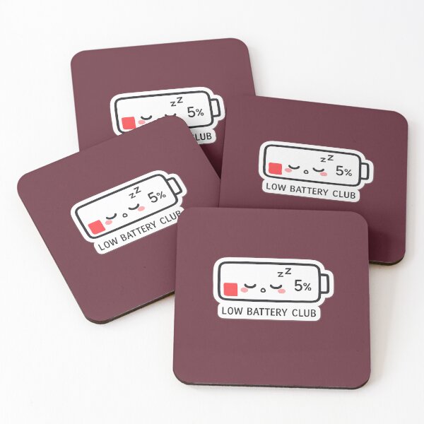 Item preview, Low Battery Club designed and sold by KawaiiOrbit.