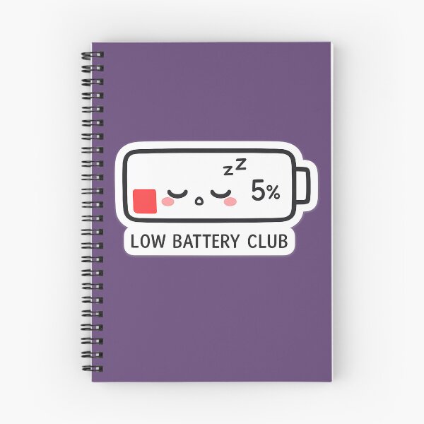 Item preview, Low Battery Club designed and sold by KawaiiOrbit.