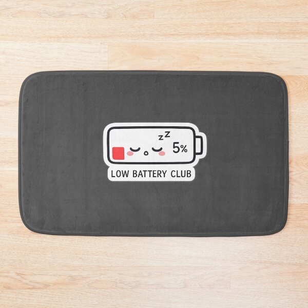 Item preview, Low Battery Club designed and sold by KawaiiOrbit.